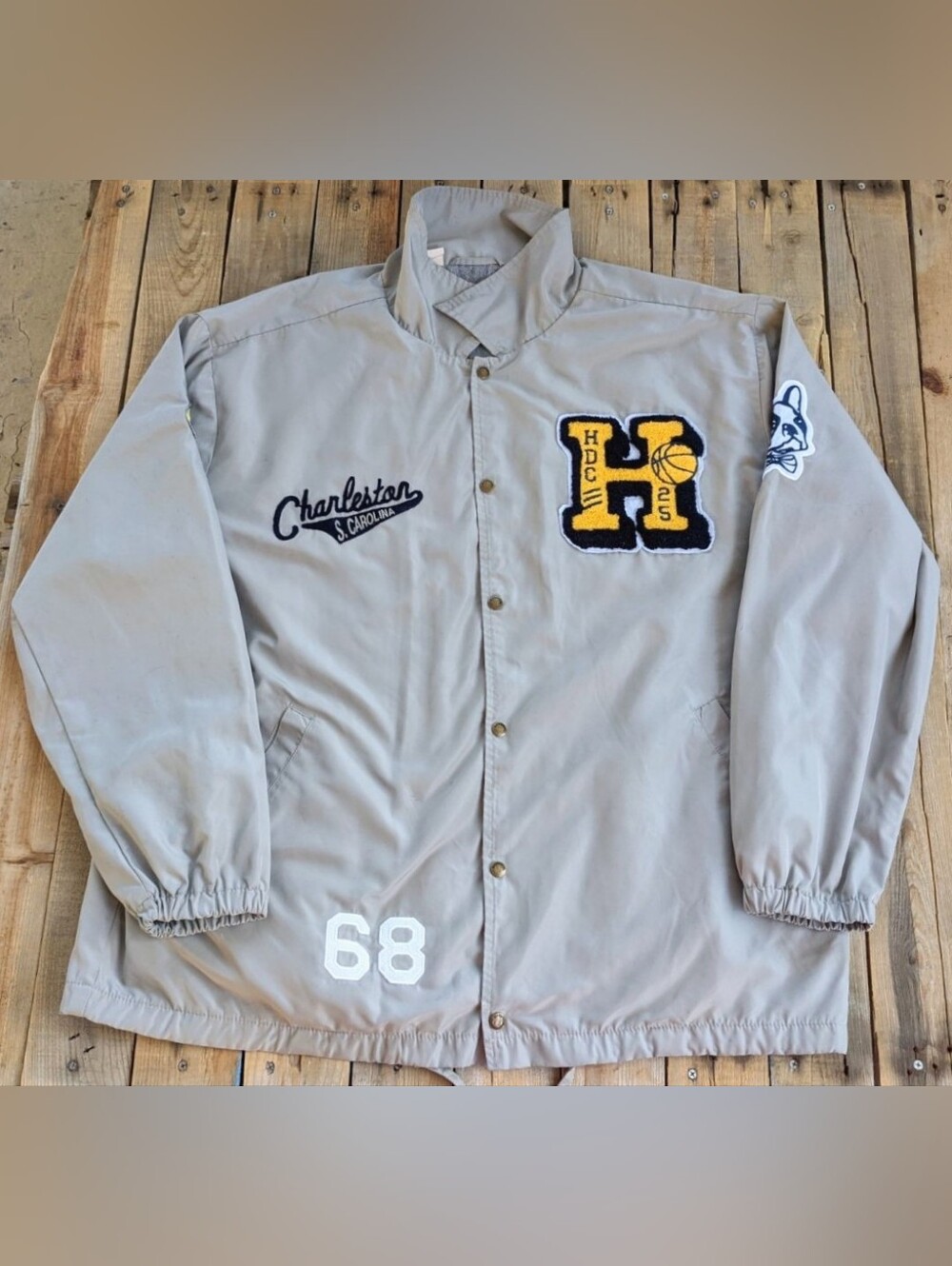 2000's Hawke & Dumar varsity snap up jacket  men's Size 3XL